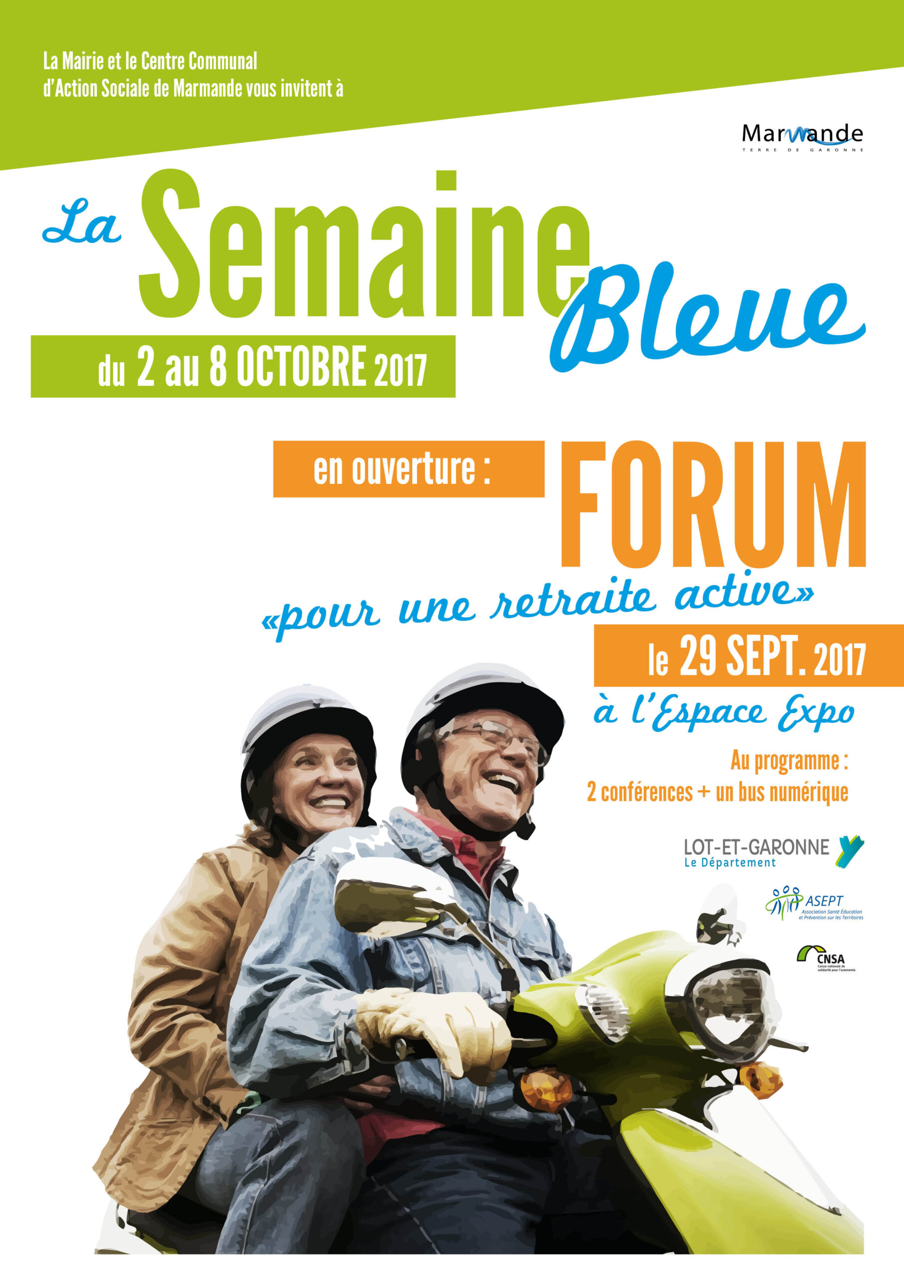 Affiche Semaine Bleue 2017